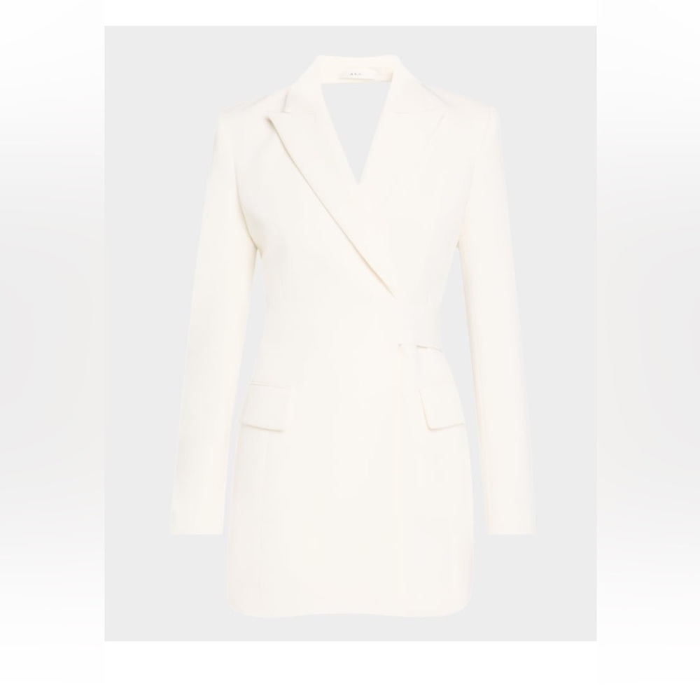 White Blazer Dress - Sz 4 - Picture 9 of 11